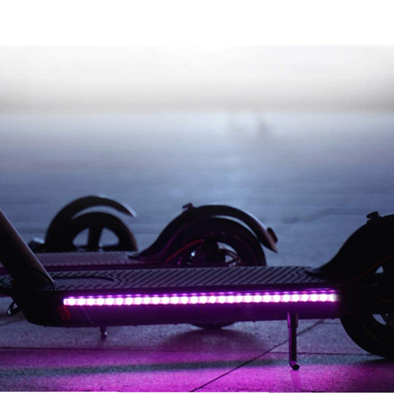 Tira de luces LED para patinete eléctrico Xiaomi M365, linterna de  monopatín, cinta de luz RGB impermeable, lámparas nocturnas Pro, piezas de  Scooter - AliExpress